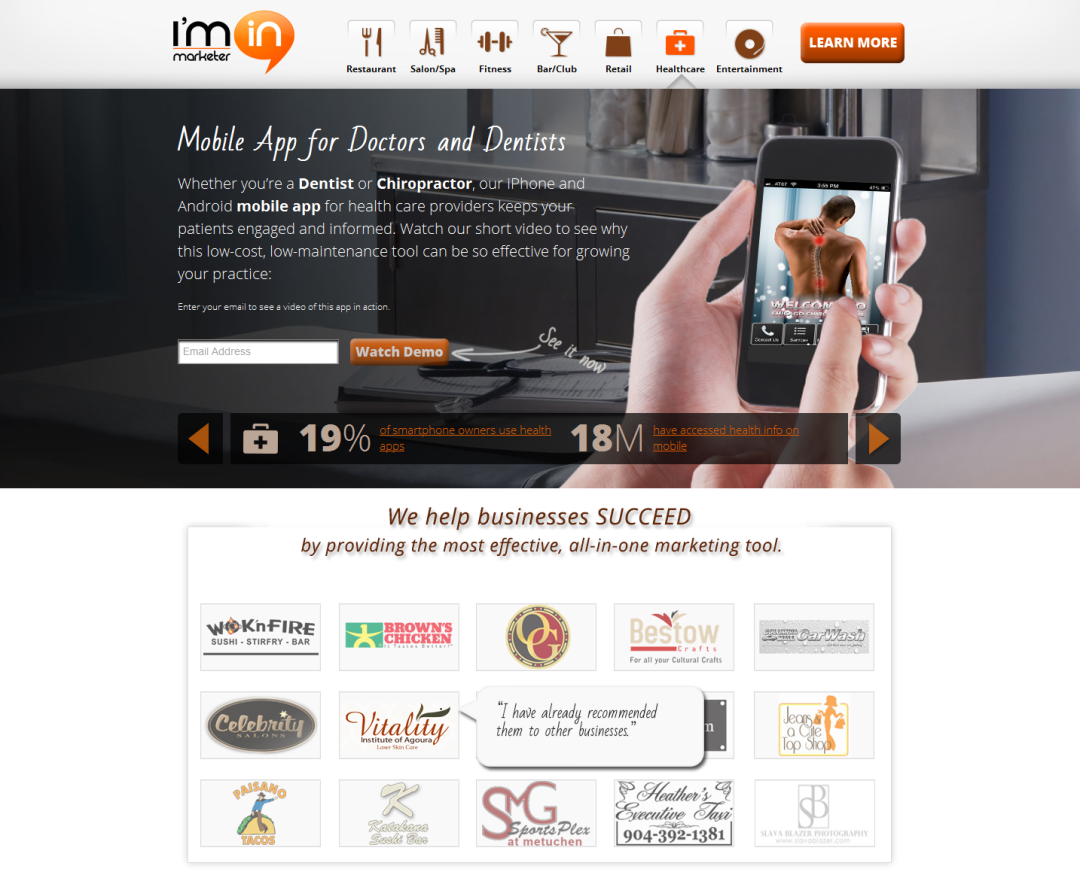imin marketer success story